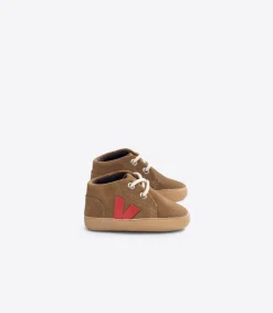 BABY SUEDE BROWN PEKIN<VEJA Fashion