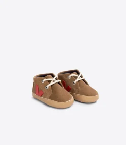BABY SUEDE BROWN PEKIN<VEJA Fashion