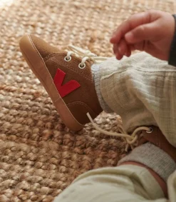 BABY SUEDE BROWN PEKIN<VEJA Fashion