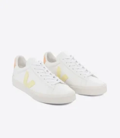 CAMPO LEATHER WHITE SUN PEACH<VEJA Hot