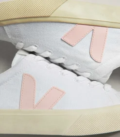 CAMPO CANVAS WHITE PETALE SARI<VEJA Hot
