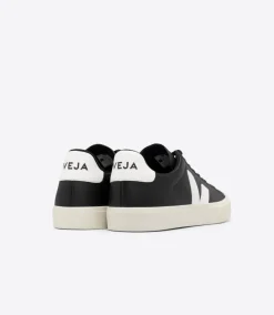 CAMPO LEATHER BLACK WHITE<VEJA Cheap