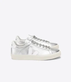 CAMPO LEATHER SILVER WHITE<VEJA Fashion