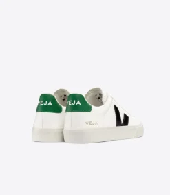 CAMPO LEATHER WHITE BLACK EMERAUDE<VEJA Flash Sale