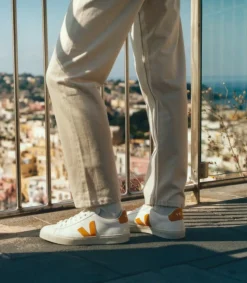 CAMPO LEATHER WHITE OURO<VEJA Cheap
