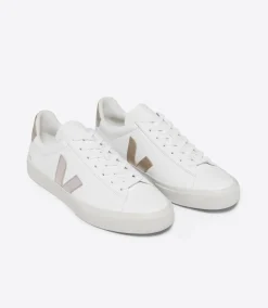 CAMPO LEATHER WHITE PLATINE<VEJA Online