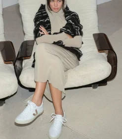CAMPO LEATHER WHITE PLATINE<VEJA Online