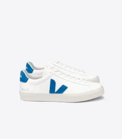 CAMPO LEATHER WHITE SWEDISH BLUE<VEJA Fashion
