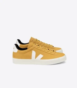 CAMPO NUBUCK MOUTARDE WHITE<VEJA New