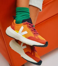CANARY ALVEOMESH PUMPKIN WHITE<VEJA Cheap