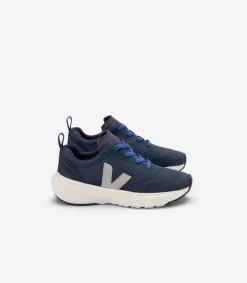 CANARY ELASTIC LACES ALVEOMESH NAUTICO OXFORD GREY<VEJA Fashion