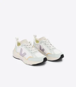 CANARY ELASTIC LACES ALVEOMESH WHITE PARME<VEJA Best