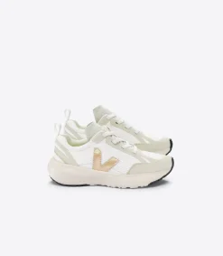 CANARY ELASTIC LACES ALVEOMESH WHITE PLATINE<VEJA Discount