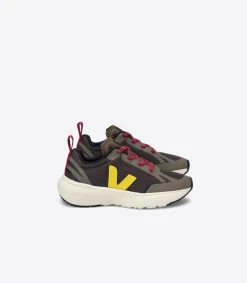 CANARY ELASTIC LACES ALVEOMESH GRAFITE TONIC<VEJA Flash Sale