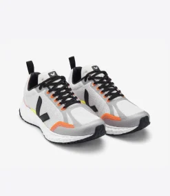 CONDOR MESH LIGHT GREY BLACK<VEJA Cheap