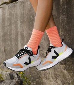CONDOR MESH LIGHT GREY BLACK<VEJA Cheap