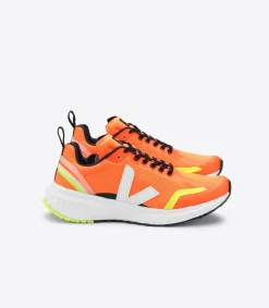 CONDOR MESH NEON ORANGE WHITE<VEJA Flash Sale