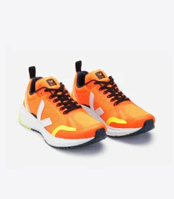 CONDOR MESH NEON ORANGE WHITE<VEJA Flash Sale