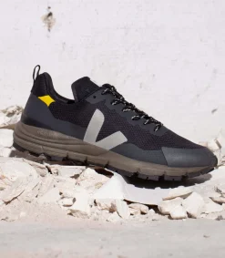 DEKKAN ALVEOMESH BLACK OXFORD GREY TONIC<VEJA New