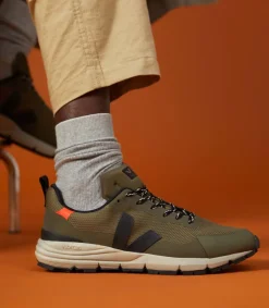 DEKKAN ALVEOMESH KAKI BLACK<VEJA Hot