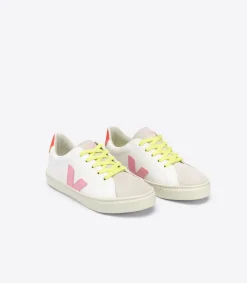ESPLAR LACE WHITE GUIMAUVE ORANGE FLUO<VEJA Shop