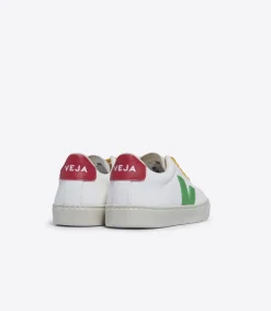 ESPLAR LACES LEATHER WHITE LEAF PEKIN<VEJA Online