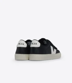 ESPLAR LEATHER BLACK WHITE<VEJA Cheap
