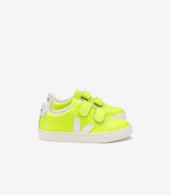 ESPLAR LEATHER JAUNE FLUO PIERRE<VEJA Hot