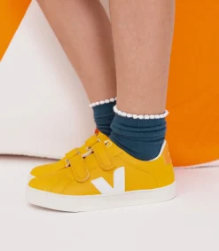 ESPLAR LEATHER OURO WHITE<VEJA Store