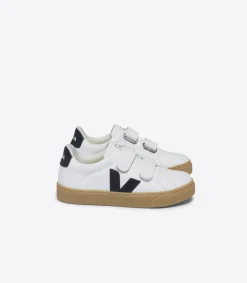 ESPLAR LEATHER WHITE BLACK NATURAL<VEJA Fashion