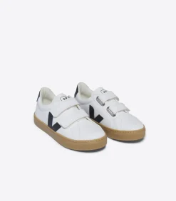 ESPLAR LEATHER WHITE BLACK NATURAL<VEJA Fashion