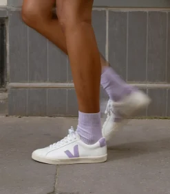 ESPLAR LEATHER WHITE LAVANDE<VEJA Outlet