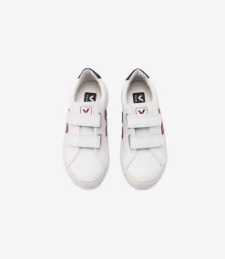 ESPLAR LEATHER WHITE MARSALA BLACK<VEJA Shop