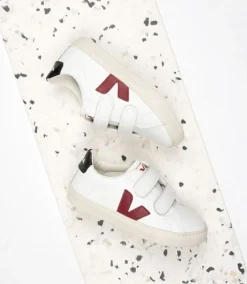 ESPLAR LEATHER WHITE MARSALA BLACK<VEJA Shop
