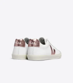 ESPLAR LEATHER WHITE NACRE<VEJA Outlet