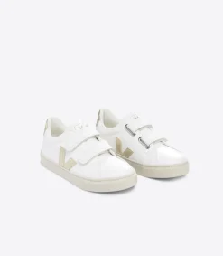 ESPLAR LEATHER WHITE PLATINE<VEJA Hot