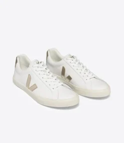 ESPLAR LEATHER WHITE PLATINE<VEJA Cheap