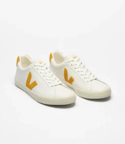 ESPLAR LEATHER WHITE SAFRAN<VEJA Outlet