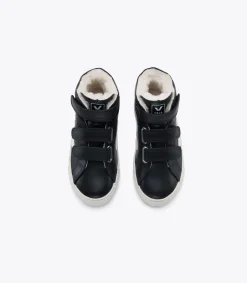 ESPLAR MID FURED LEATHER BLACK COBALT<VEJA Best Sale