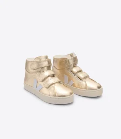 ESPLAR MID FURED LEATHER PLATINE WHITE<VEJA Shop