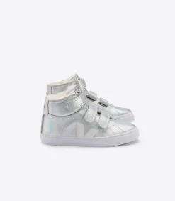 ESPLAR MID FURED LEATHER UNICORN WHITE<VEJA Online