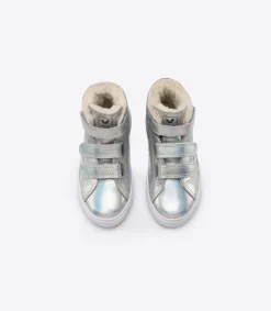 ESPLAR MID FURED LEATHER UNICORN WHITE<VEJA Online