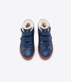 ESPLAR MID FURED LEATHER COBALT RUST<VEJA Discount