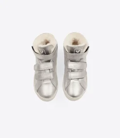 ESPLAR MID FURED LEATHER SILVER PIERRE<VEJA Best Sale