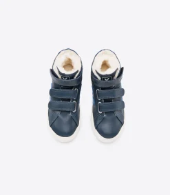 ESPLAR MID FURED LEATHER NAUTICO INDIGO<VEJA Sale