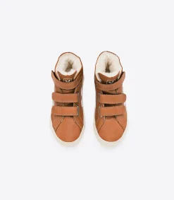 ESPLAR MID FURED LEATHER MAT TUILE<VEJA Online