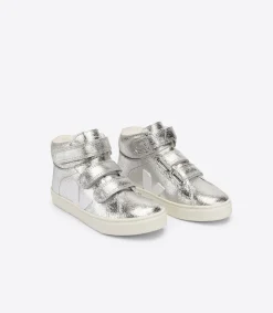 ESPLAR MID FURED SILVER WHITE<VEJA Flash Sale