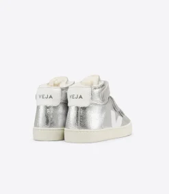 ESPLAR MID FURED SILVER WHITE<VEJA Flash Sale