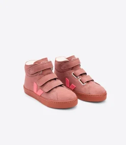 ESPLAR MID FURED SUEDE DIRED PETAL ROSE FLUO<VEJA Fashion