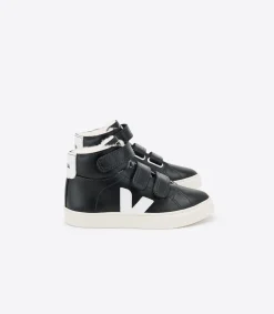 ESPLAR MID LEATHER FURED BLACK<VEJA Hot